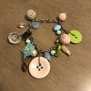 Jewelry - Charming Multicolor Button Crochet Chain Bracelet